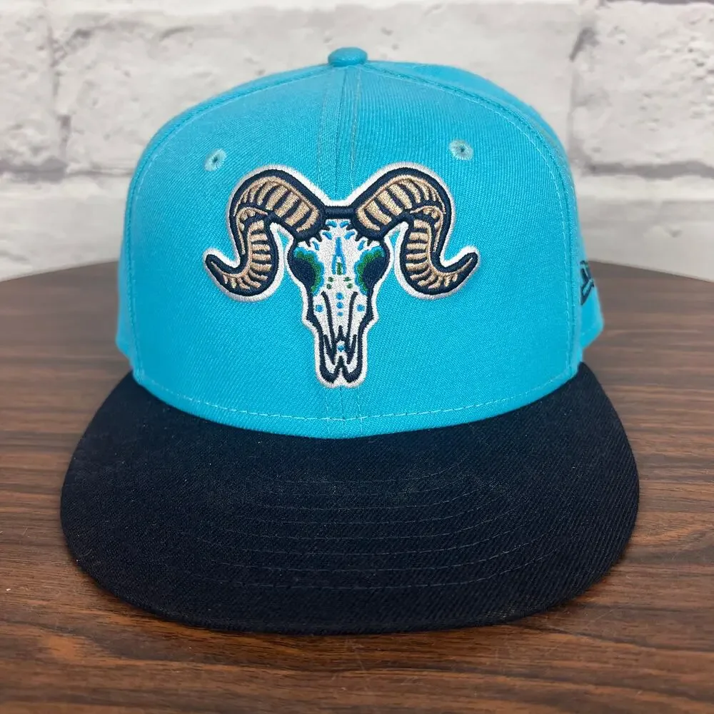 New Era Mens 7 1/8 Sportswear Streetwear Baseball Hartford Yard Goats Fitted Hat